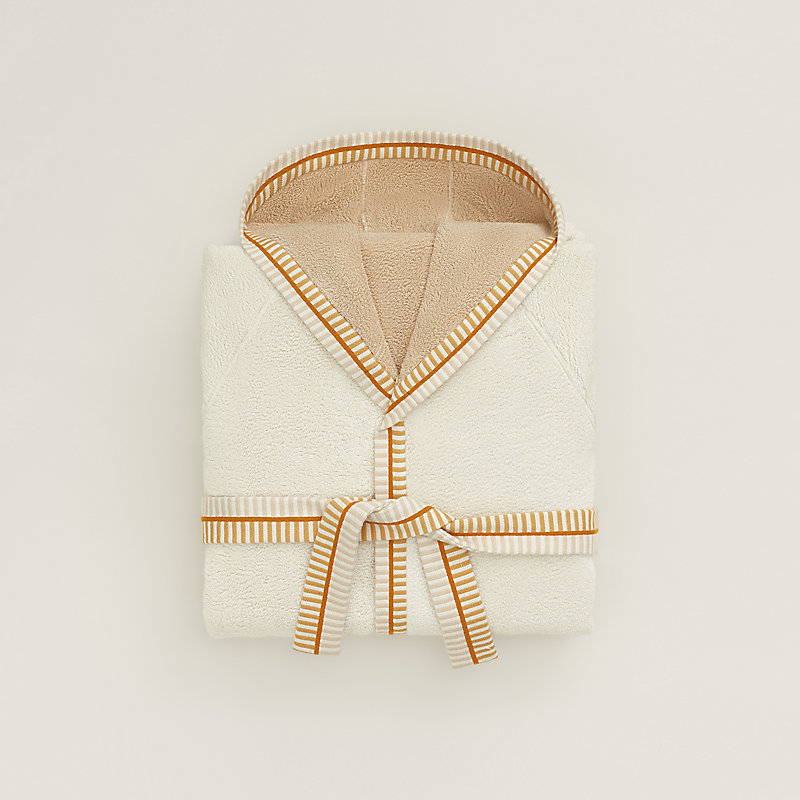 バスローブ 《ヴィス・ヴェルサ》 - グレー | Hermès - エルメス-公式